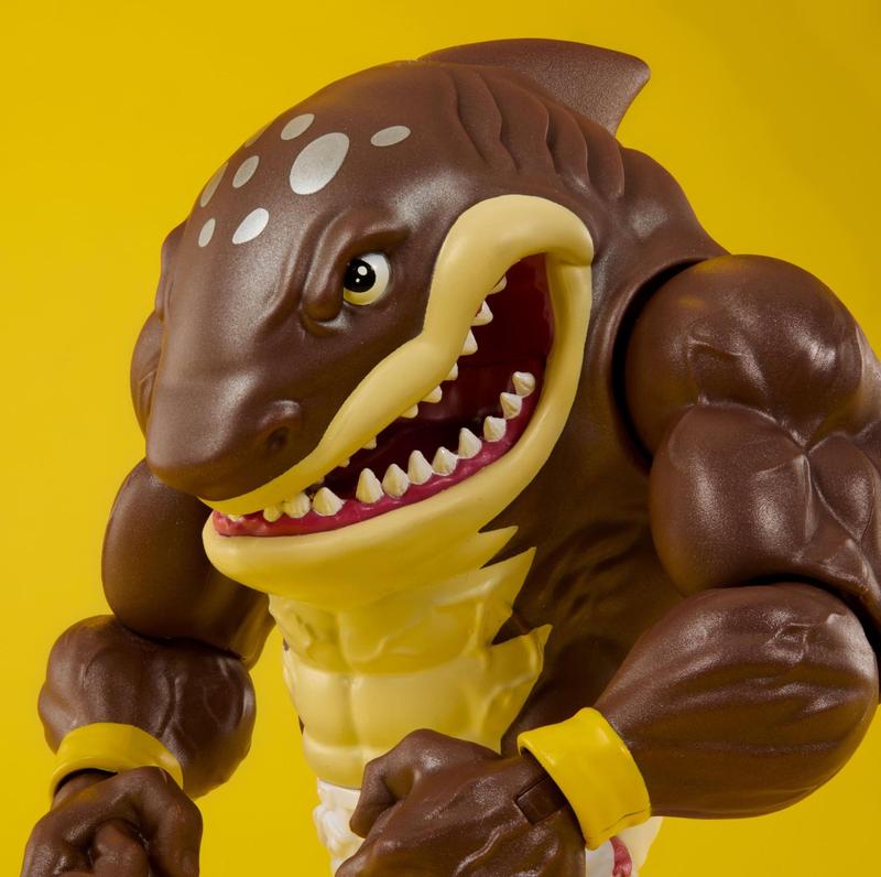 【新品未開封】 Street Sharks BIG SLAMMU Boneco de Ação Mattel Street Sharks Big Slammu - 15cm com